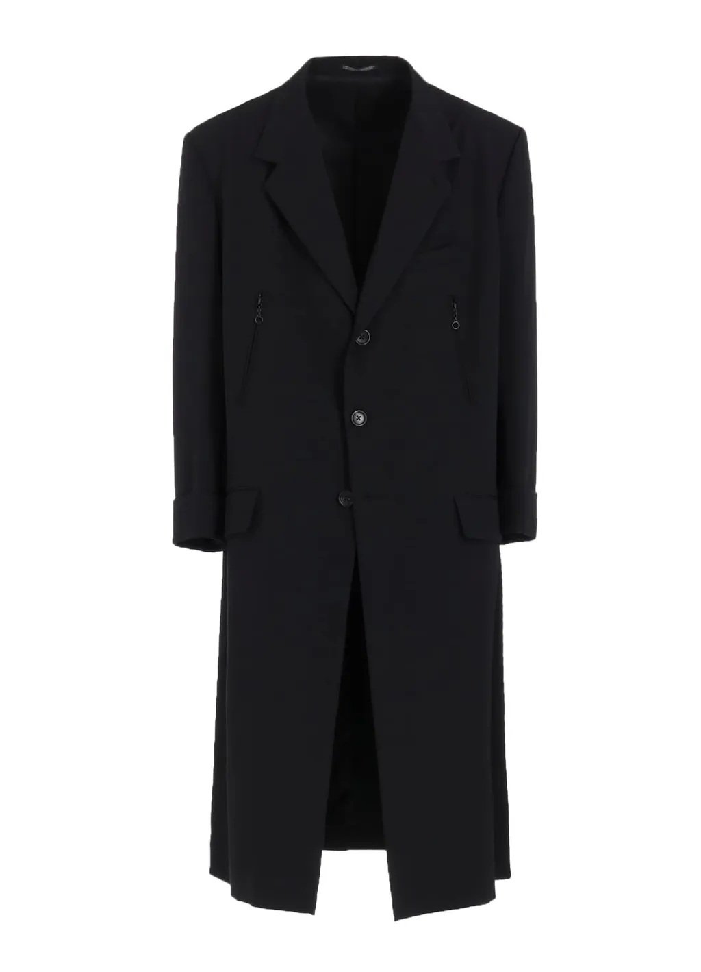 Wool Gabardine Long Sleeve Detail Jacket