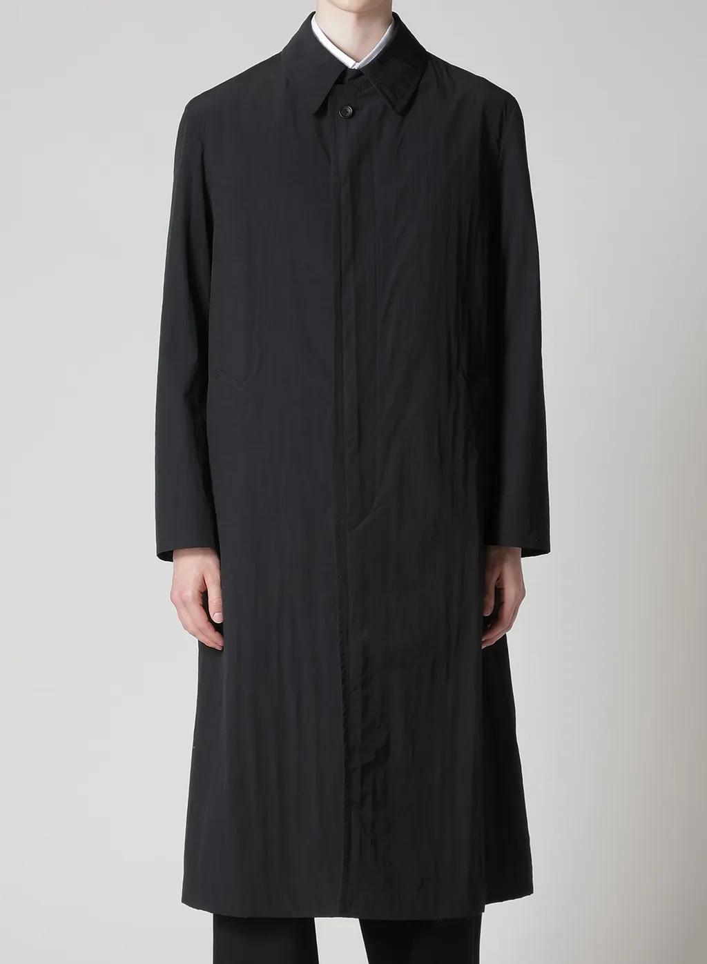 Nylon Weather Coat With Fly Front Collar