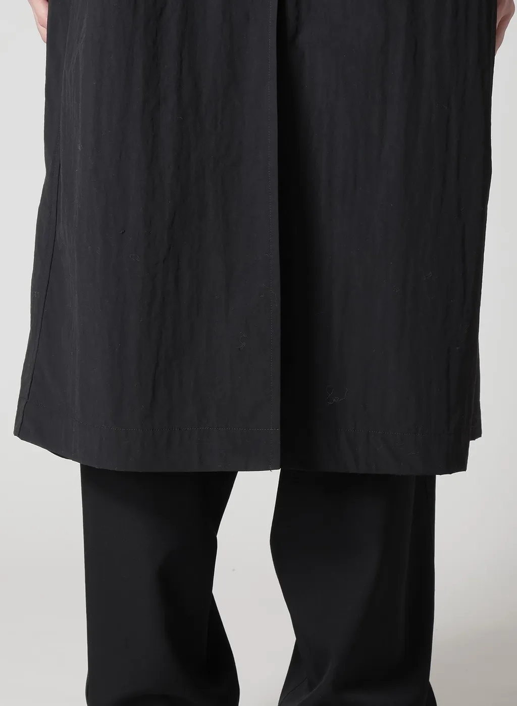 Nylon Weather Coat With Fly Front Collar