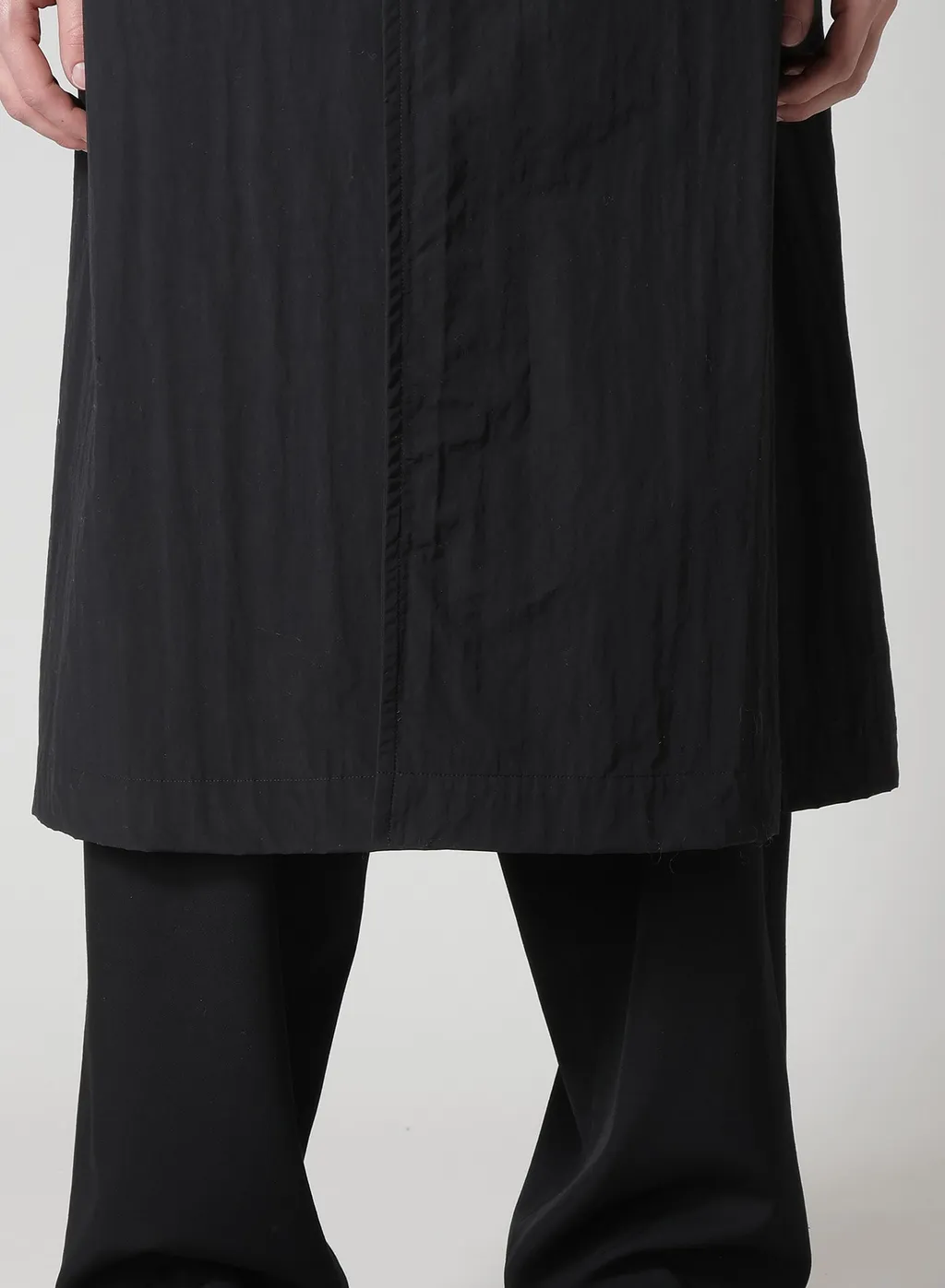 Nylon Weather Coat With Fly Front Collar