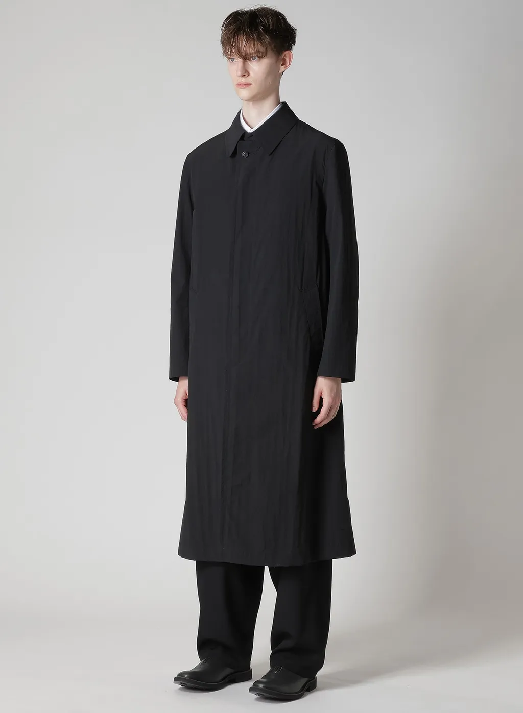 Nylon Weather Coat With Fly Front Collar