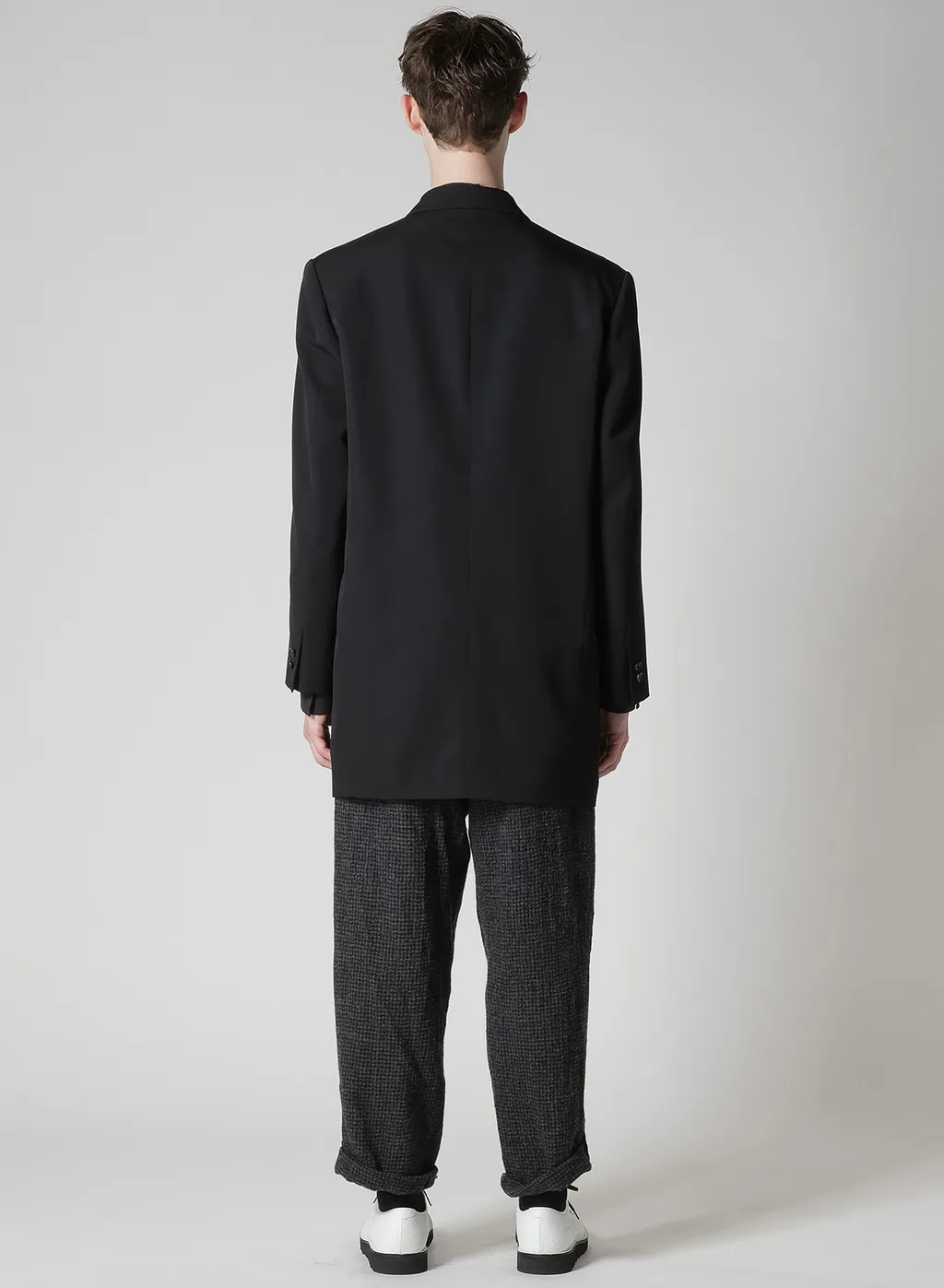 Wool Gabardine Double-Breasted Jacket