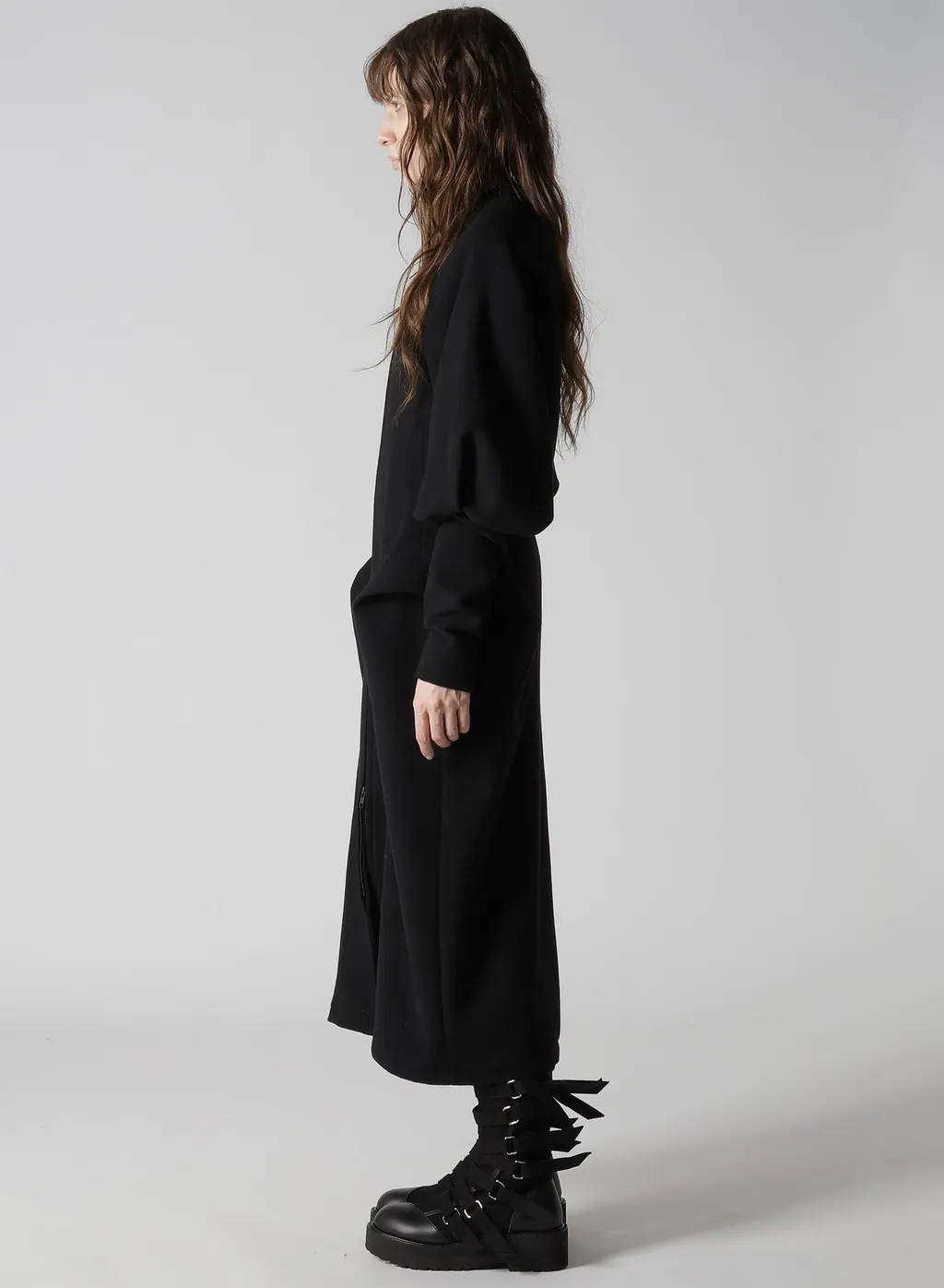 Wool Mosser Balloon Sleeve Coat