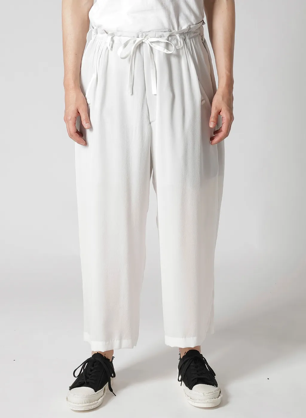 12M Silk Desin Suspender Slim Pants