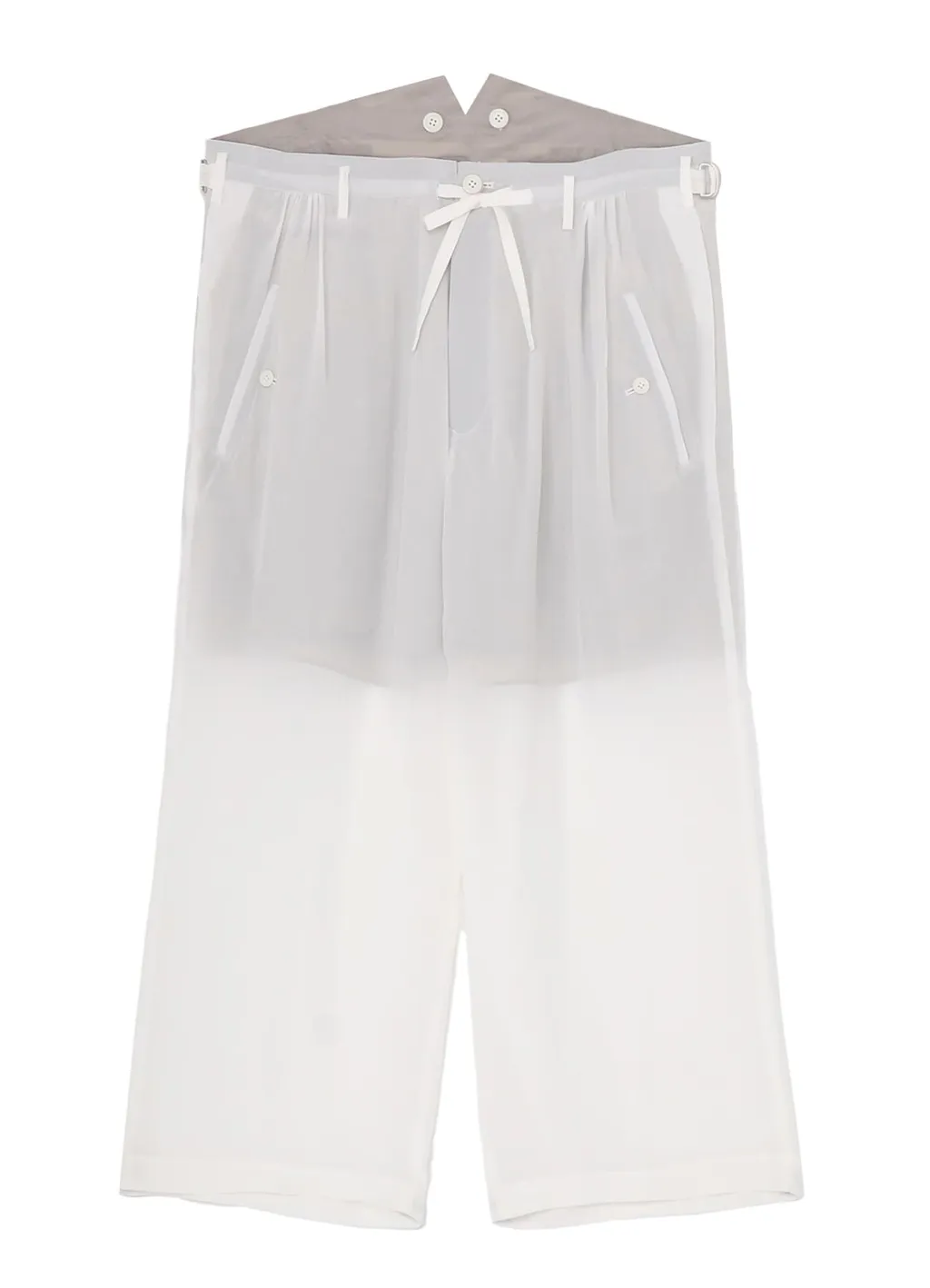 12M Silk Desin Suspender Slim Pants