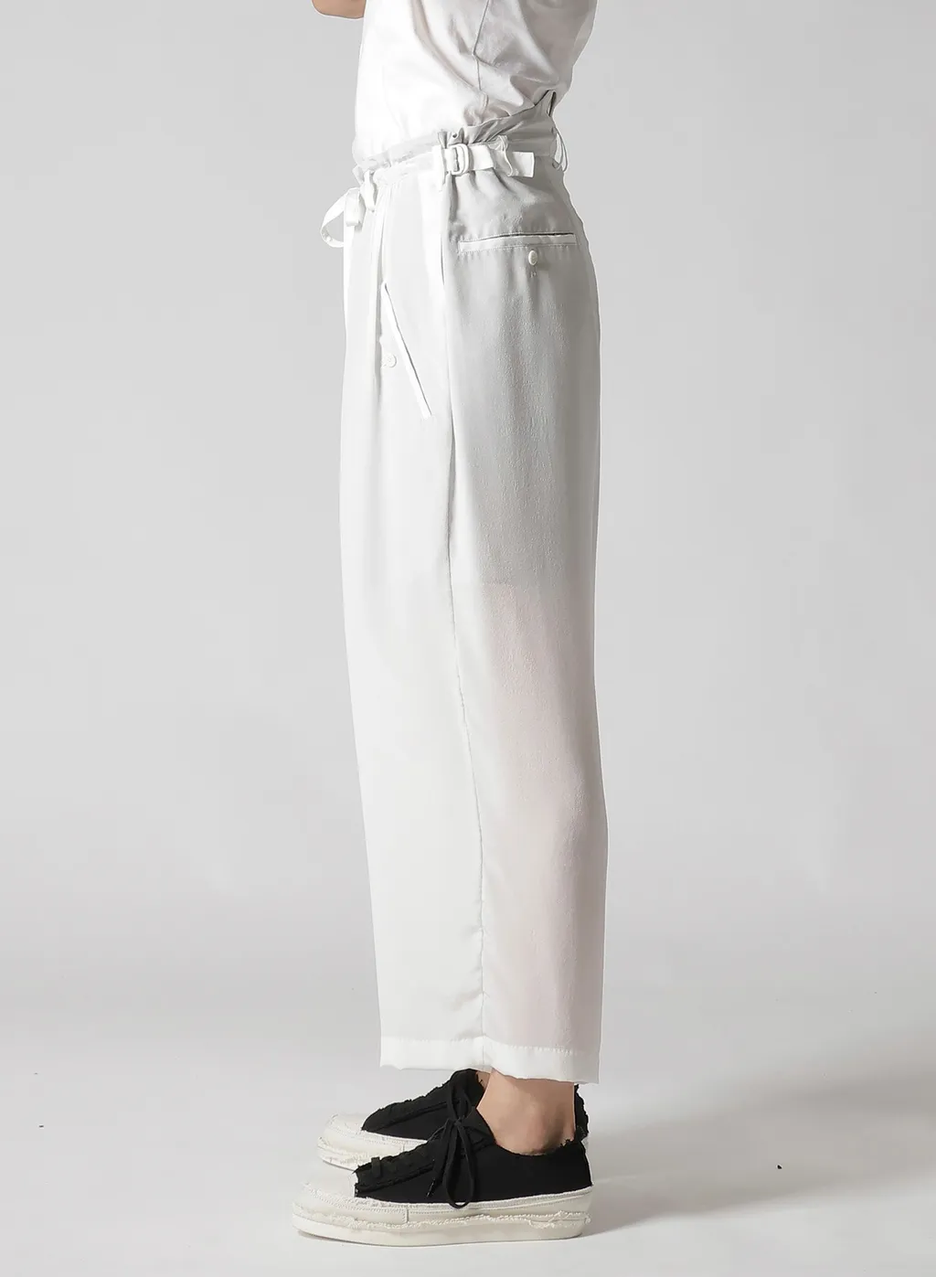 12M Silk Desin Suspender Slim Pants
