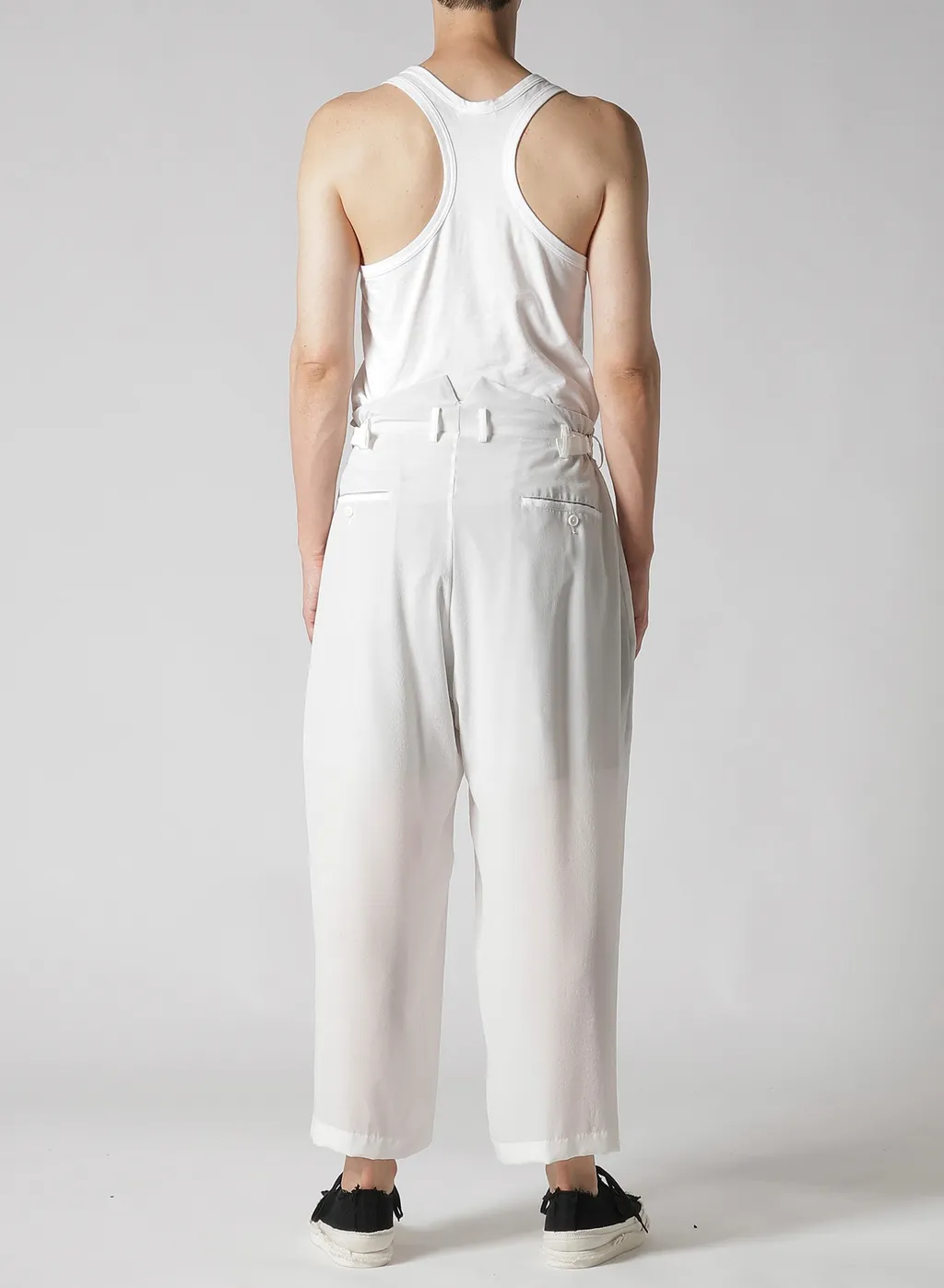 12M Silk Desin Suspender Slim Pants
