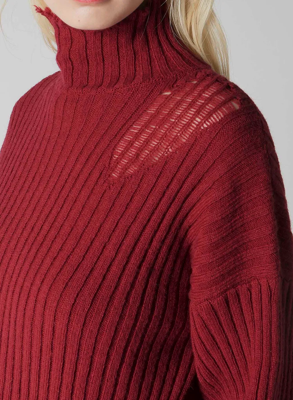 Crushed Rib Pullover