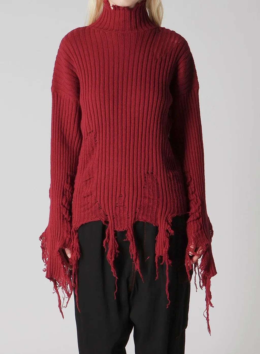 Crushed Rib Pullover
