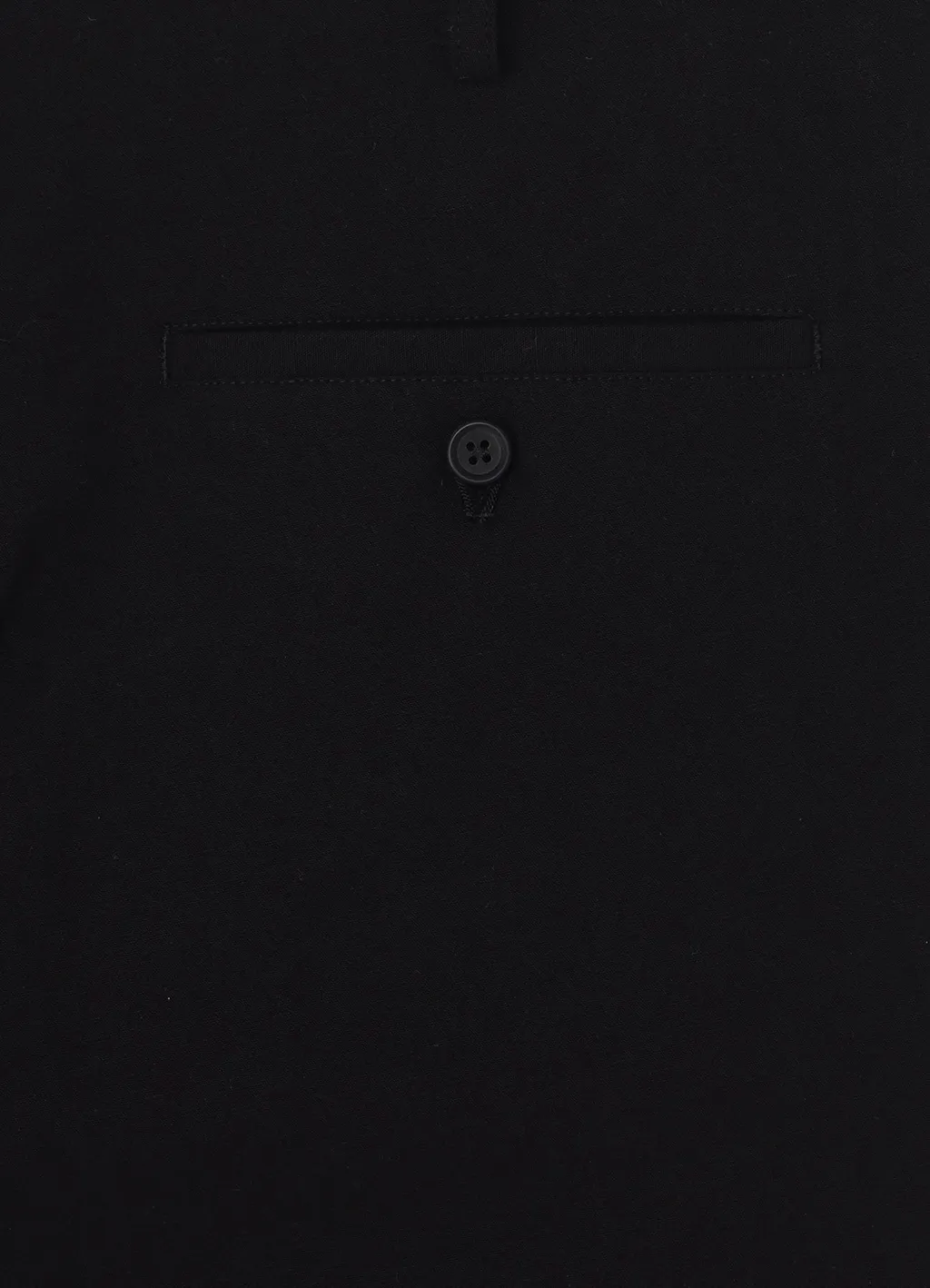 C/L Canvas Black Belted Hem Pants