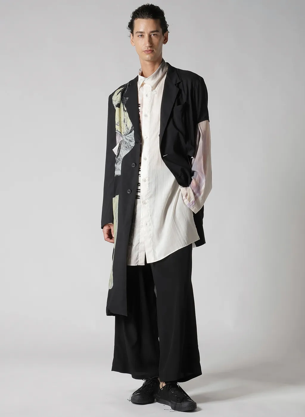 3 Body Pt Designed Collar Shirt