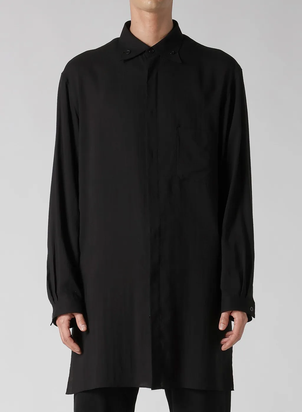 Cellulose Lawn Bk Loop Bd Placket Shirt