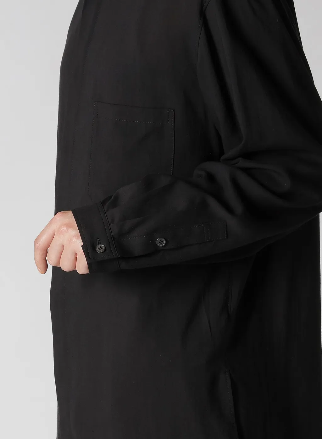 Cellulose Lawn Bk Loop Bd Placket Shirt