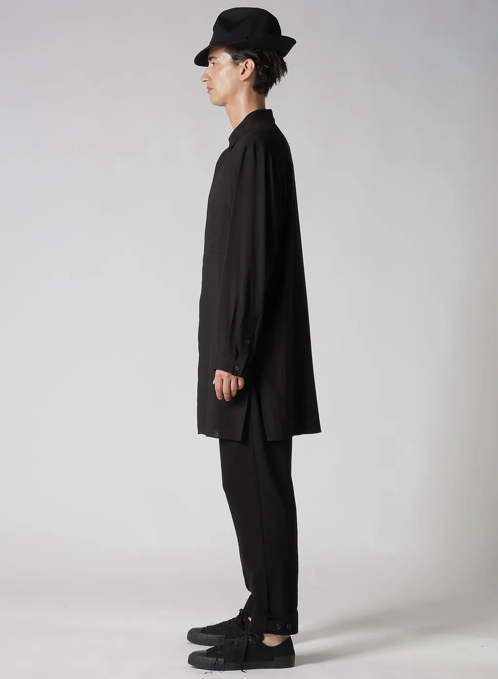 Cellulose Lawn Bk Loop Bd Placket Shirt