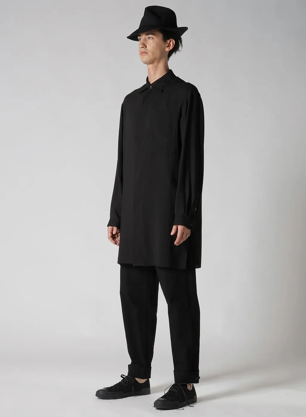 Cellulose Lawn Bk Loop Bd Placket Shirt