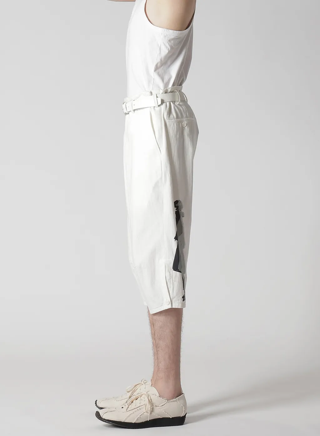 C/L Printed Darts Detail Pants