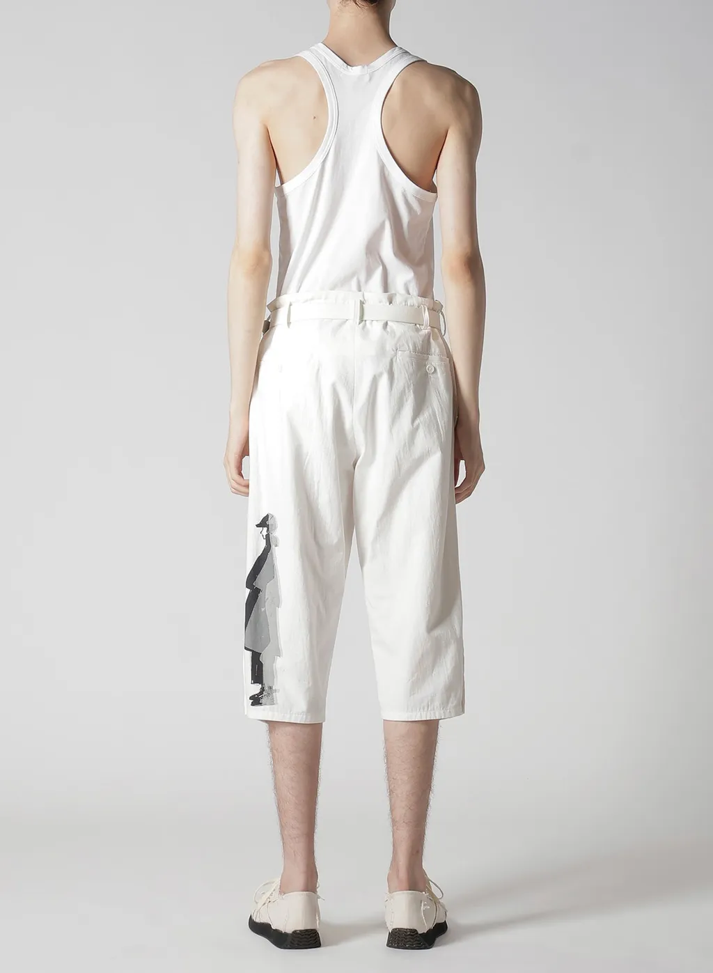 C/L Printed Darts Detail Pants