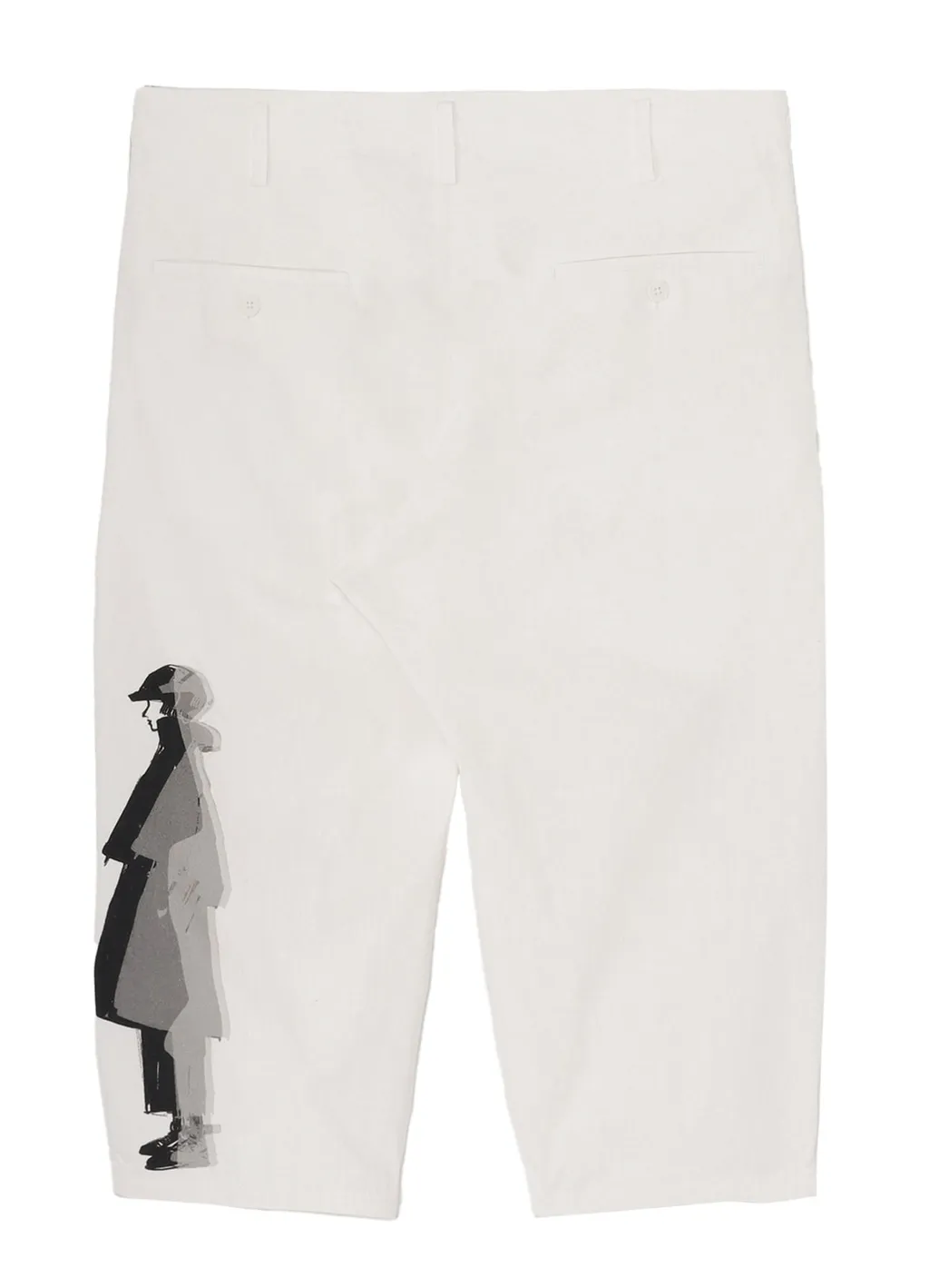 C/L Printed Darts Detail Pants