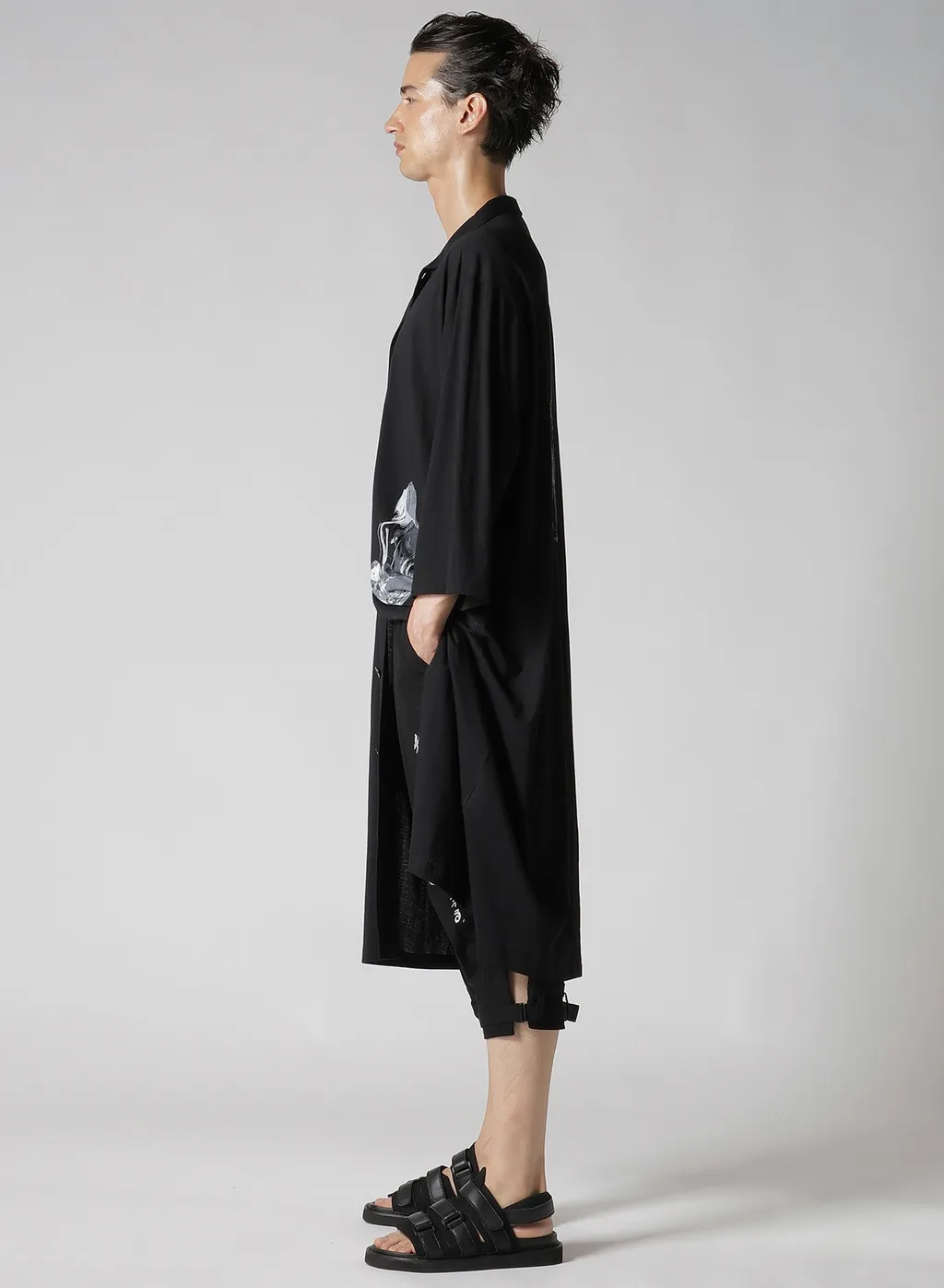 C/Ny Pt Jersey A Stand Long Blouse