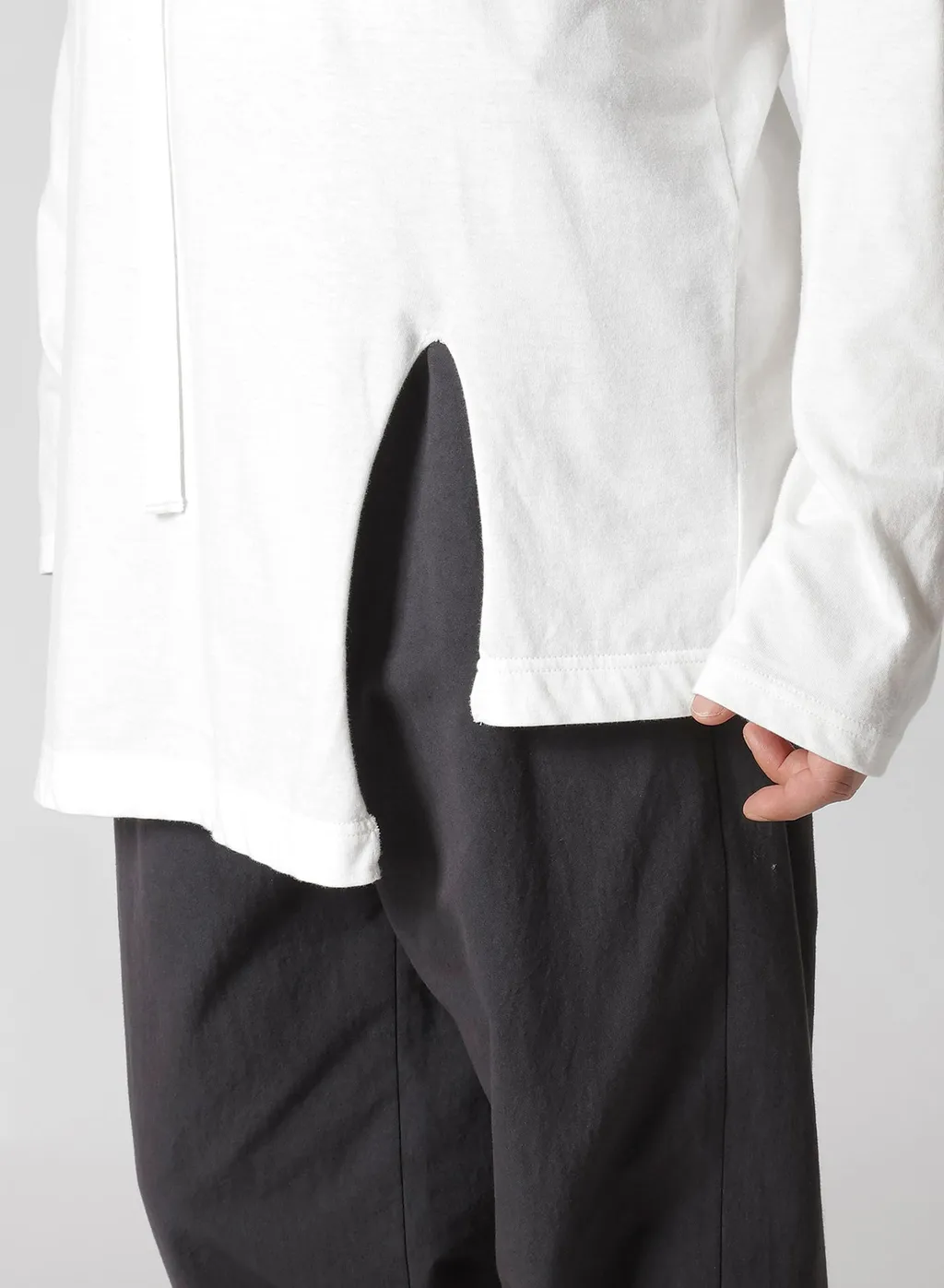 Single Jersey Binder V Neck Long Sleeve