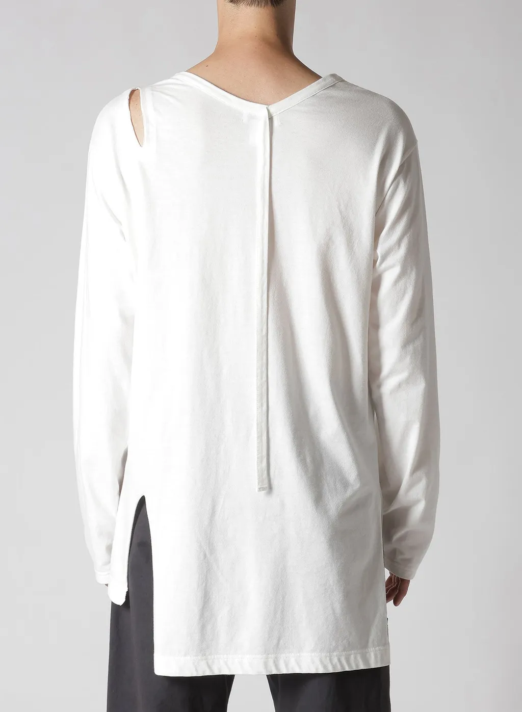 Single Jersey Binder V Neck Long Sleeve
