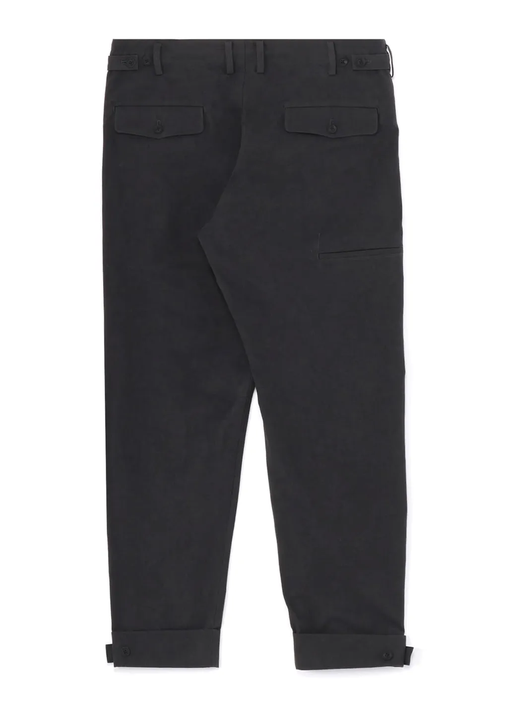 C/ Poplin Tab Detail Slim Pants