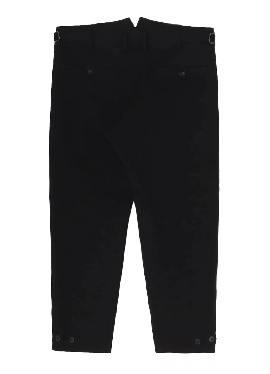 C/L Uneven Thread Canvas Tab Detail Slim Pants