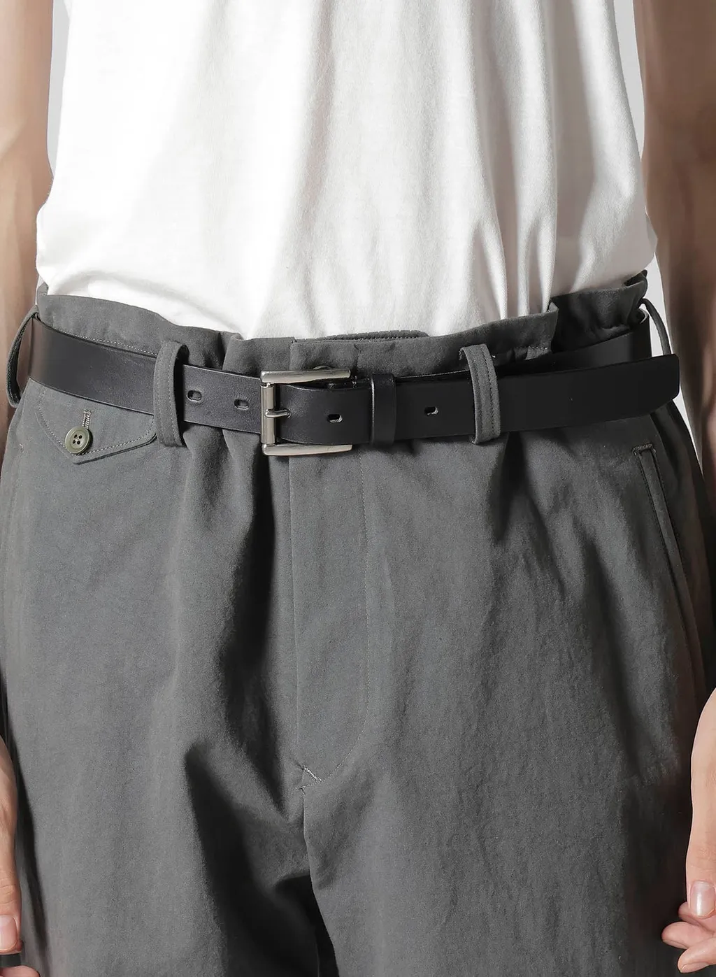 C/ Poplin Paneled Hem Pants