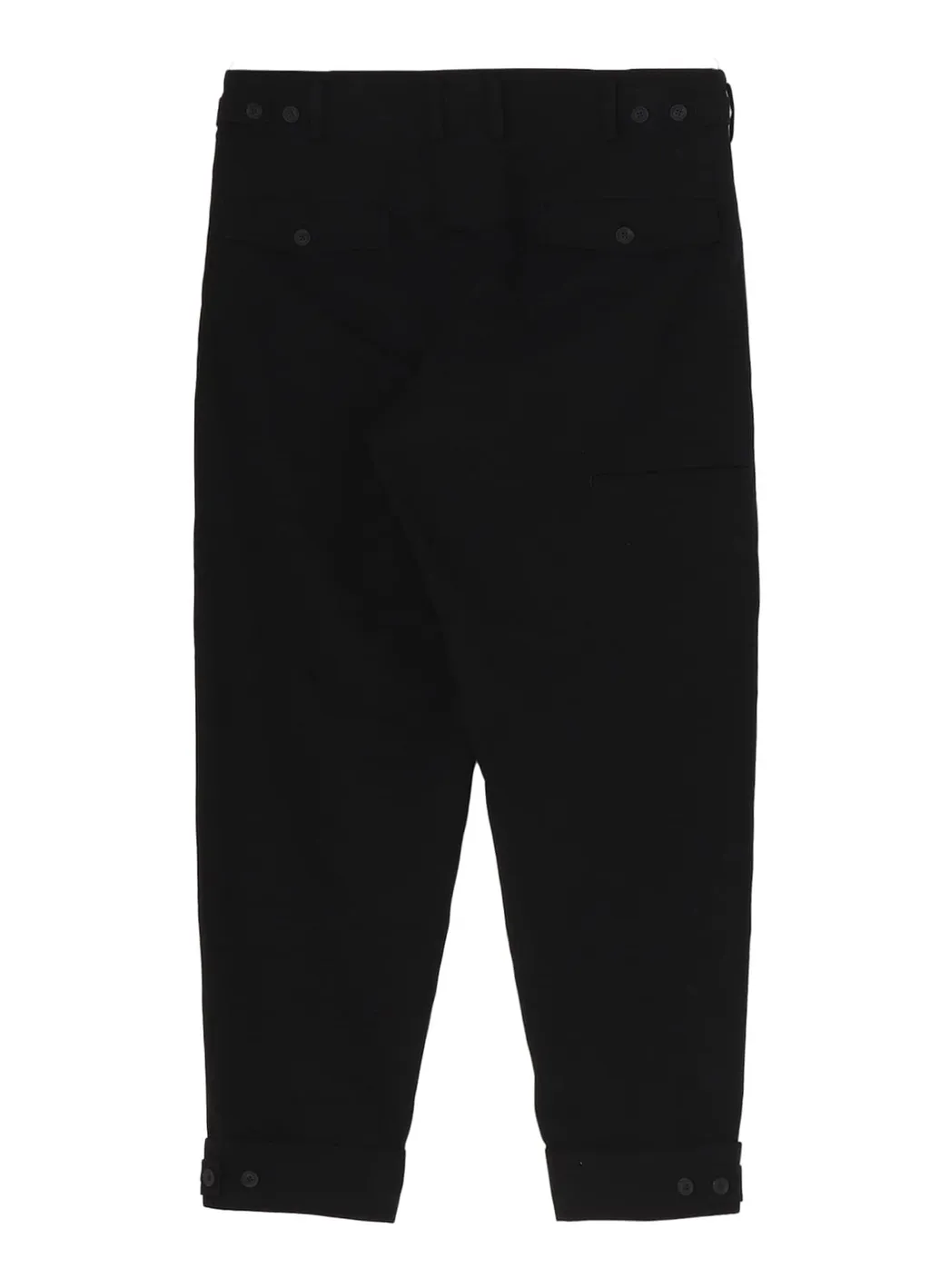 C/L Uneven Thread Canvas Tab Detail Slim Pants