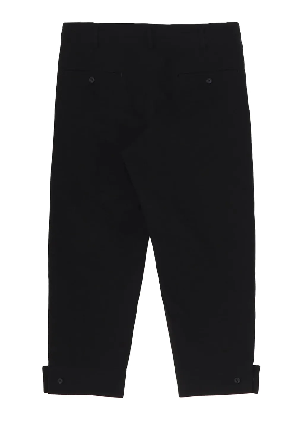 C/L Uneven Thread Canvas Belted Hem Pants