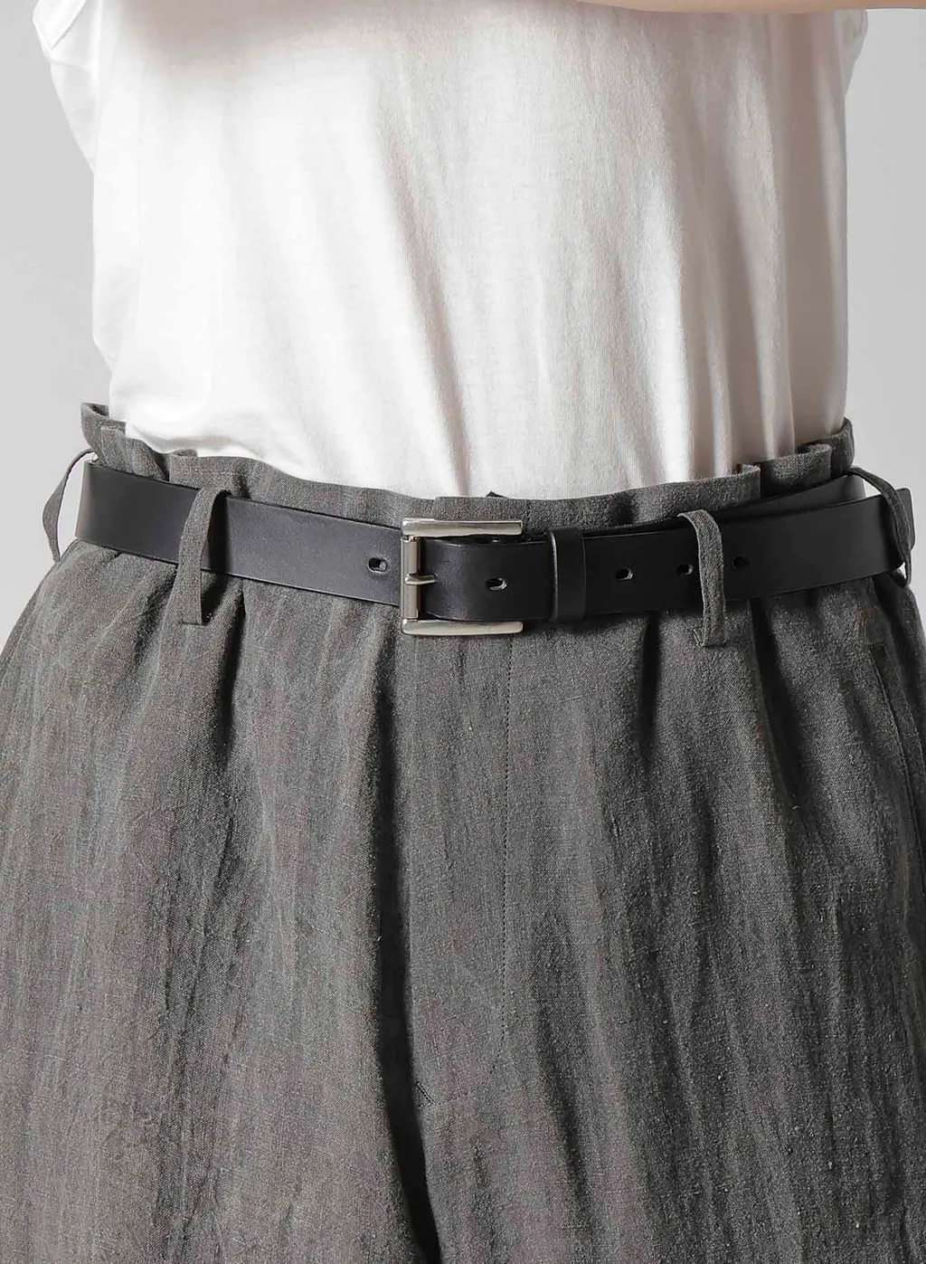 60 Flax Ink Tab Detail Slim Pants