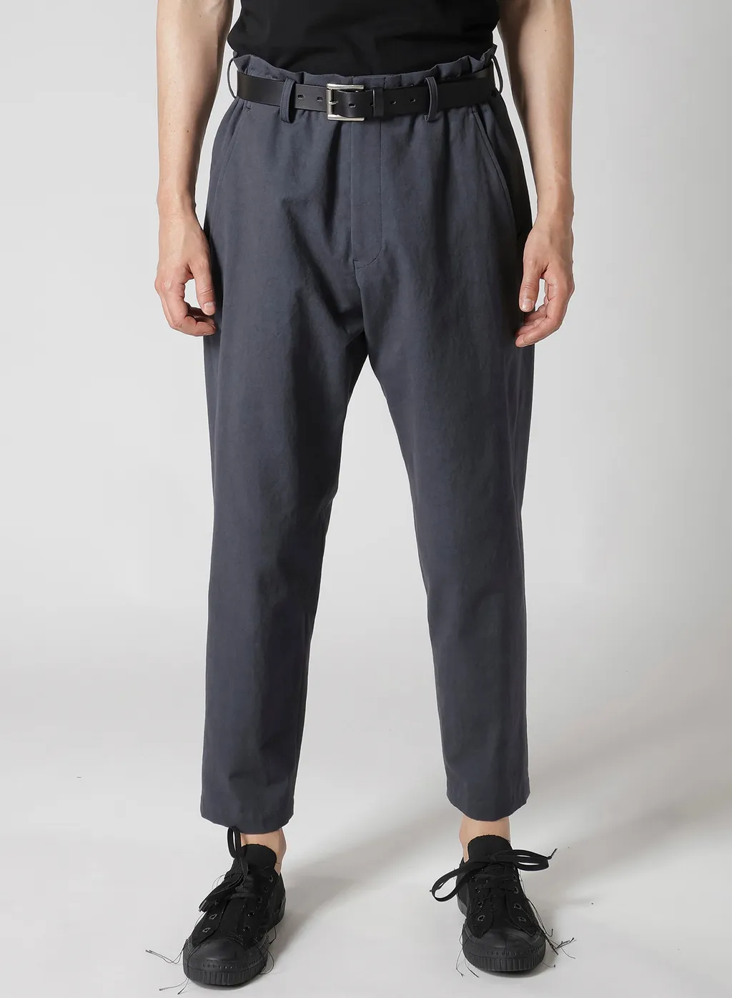 C/Poplin Slim Pants