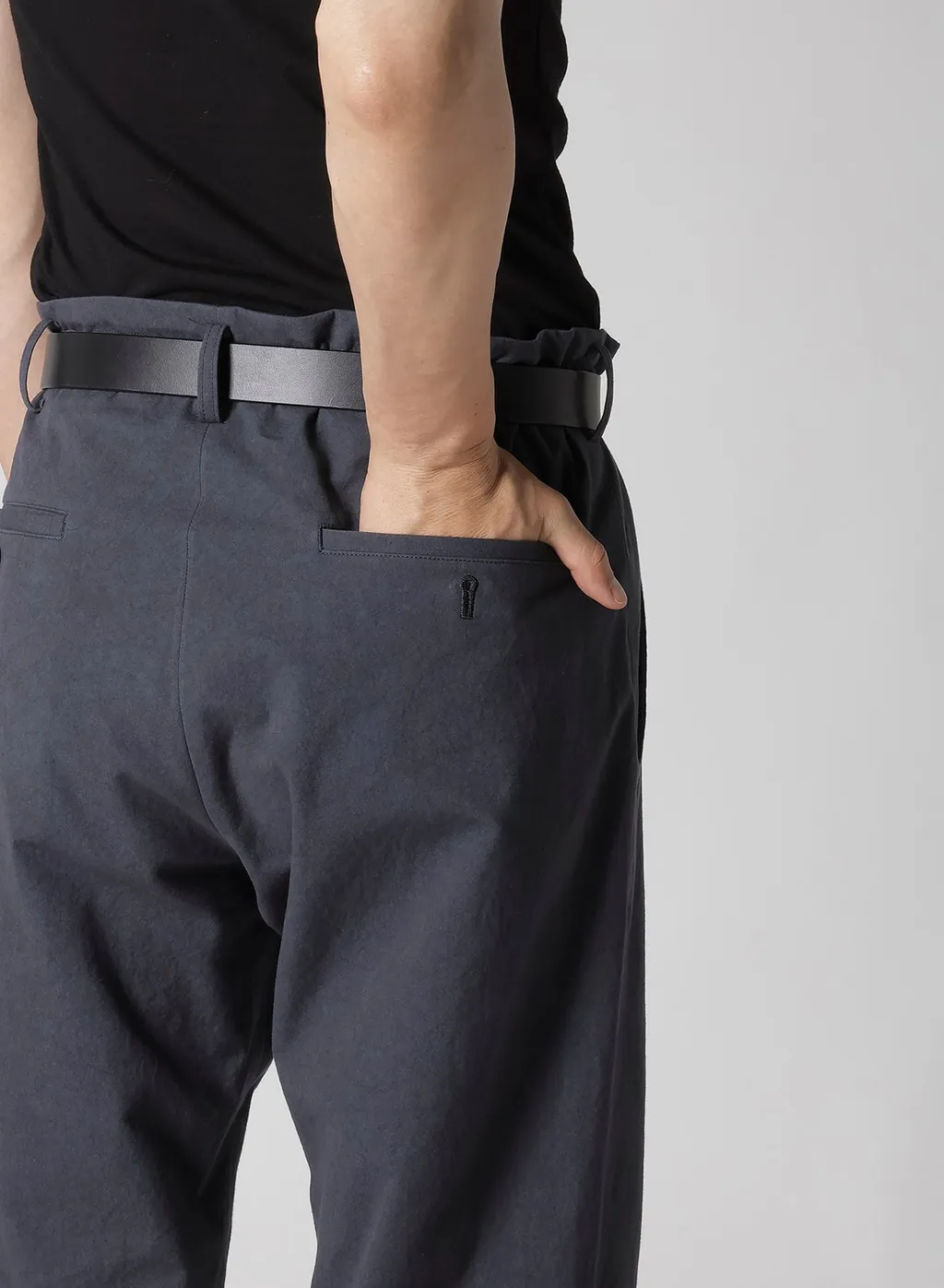 C/Poplin Slim Pants