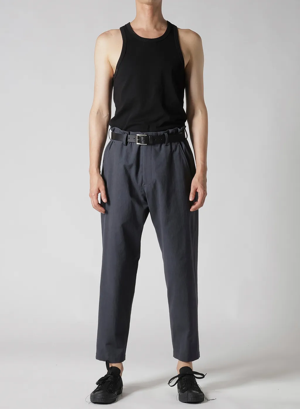 C/Poplin Slim Pants