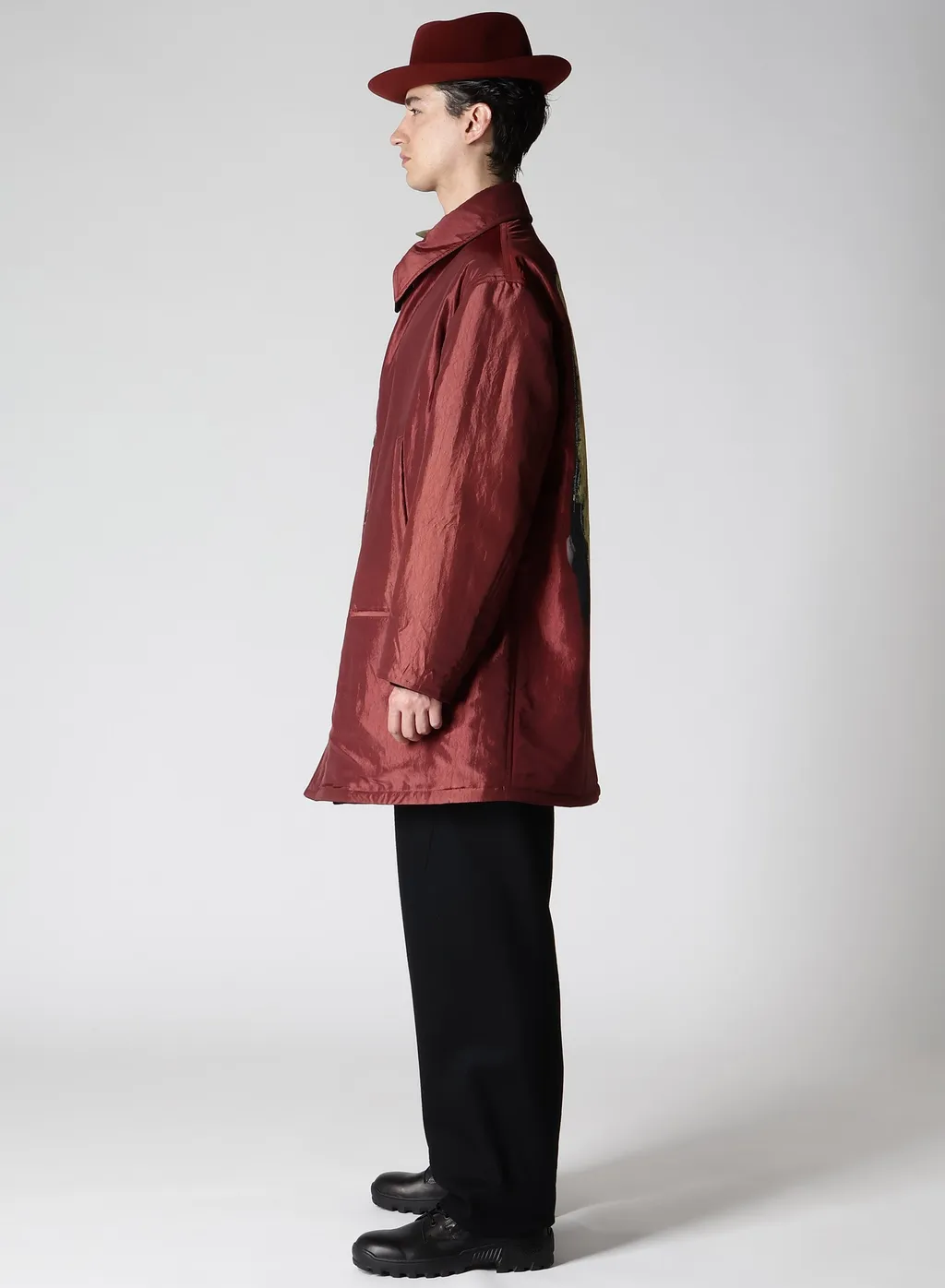 Lady Print Reversible Coat