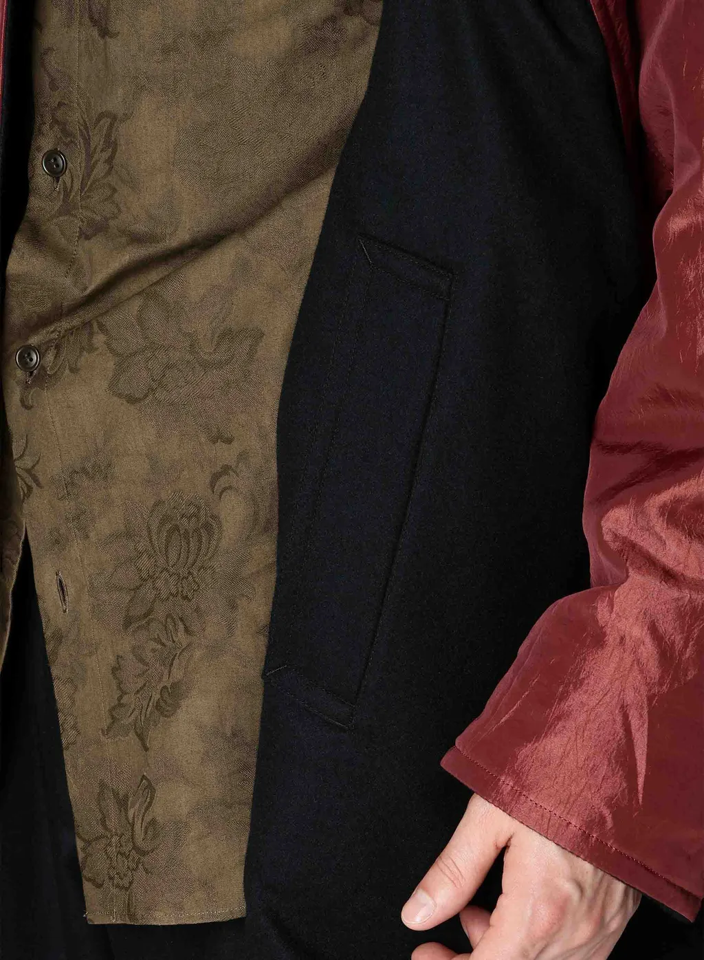 Lady Print Reversible Coat