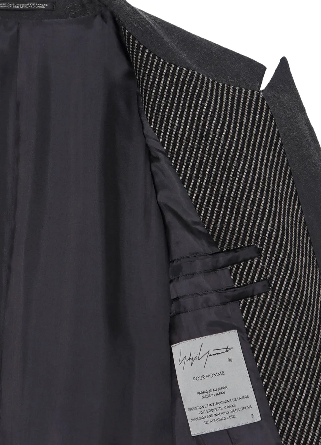 Dungaree Jq Black Long Jacket