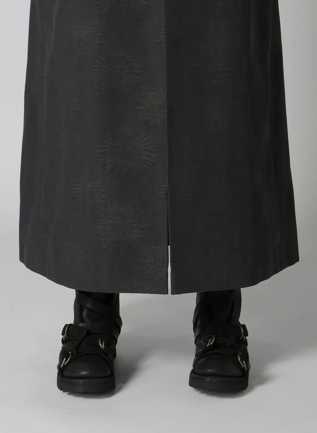 Dungaree Jq Black Long Jacket
