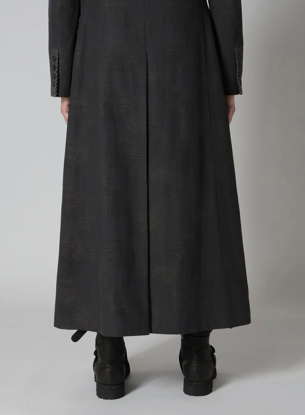 Dungaree Jq Black Long Jacket