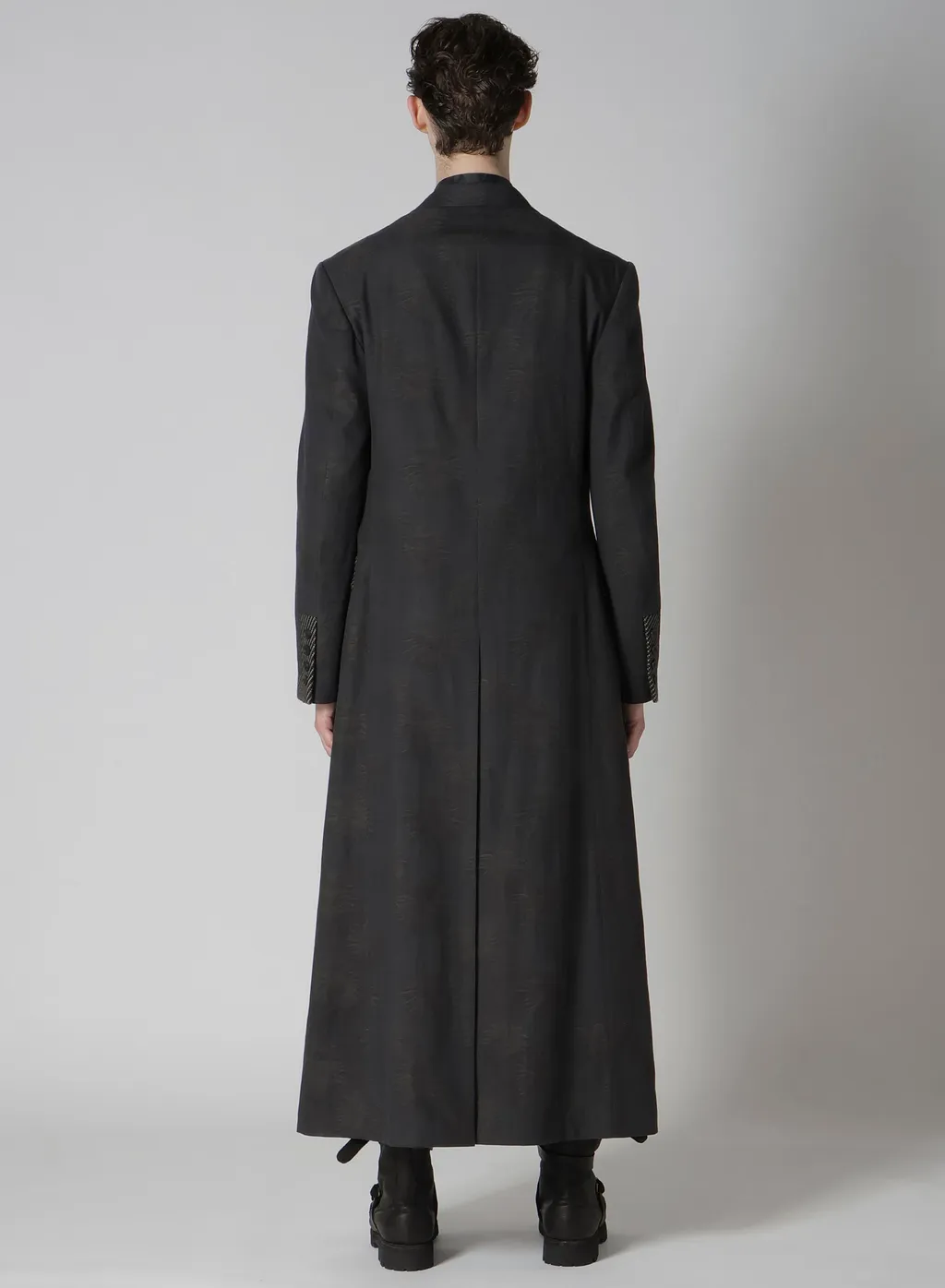 Dungaree Jq Black Long Jacket