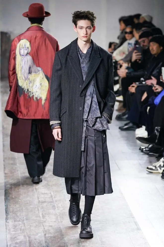 W/Tweed St Light Pattern Lapel Attachable Jacket