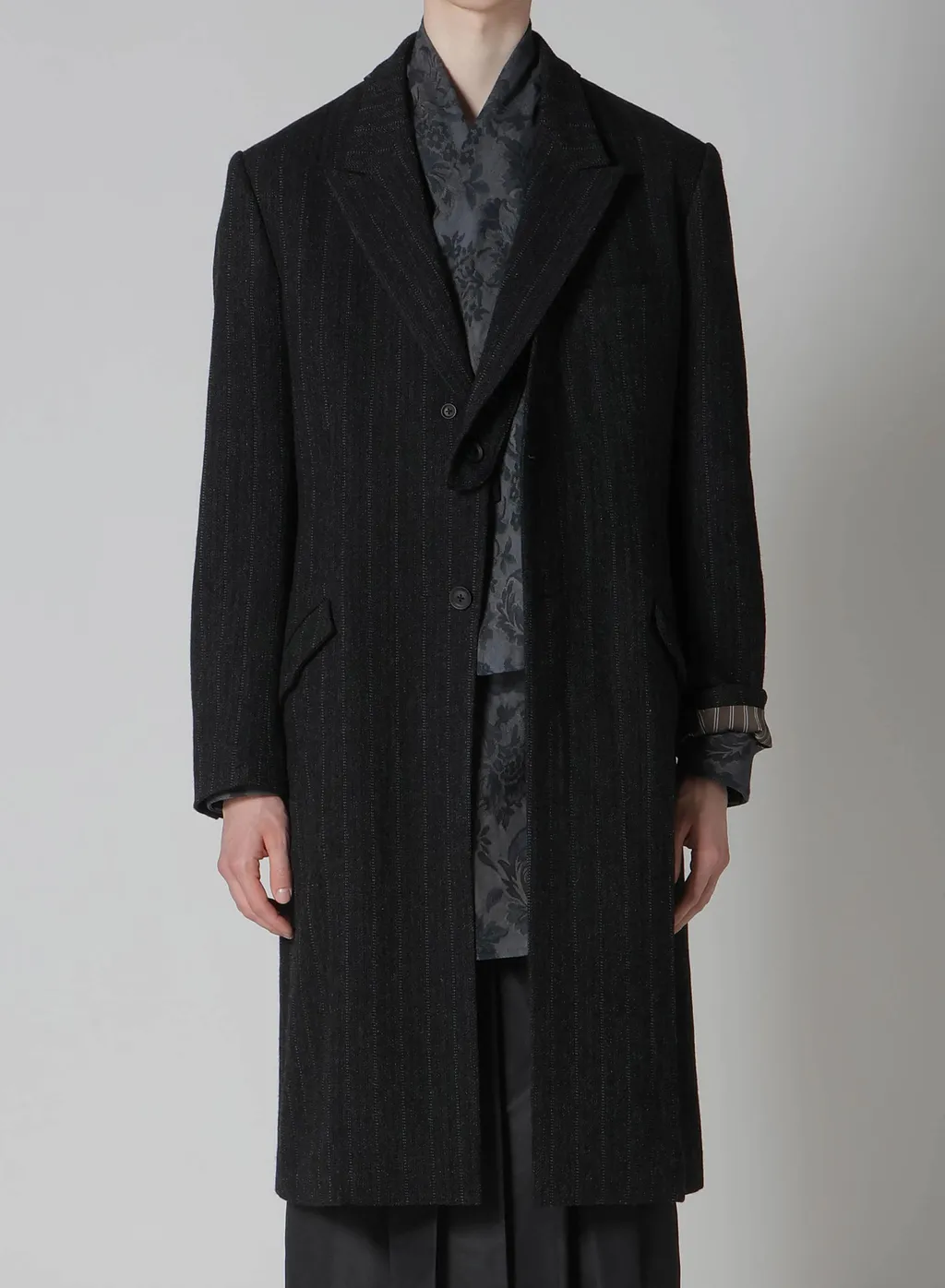 W/Tweed St Light Pattern Lapel Attachable Jacket