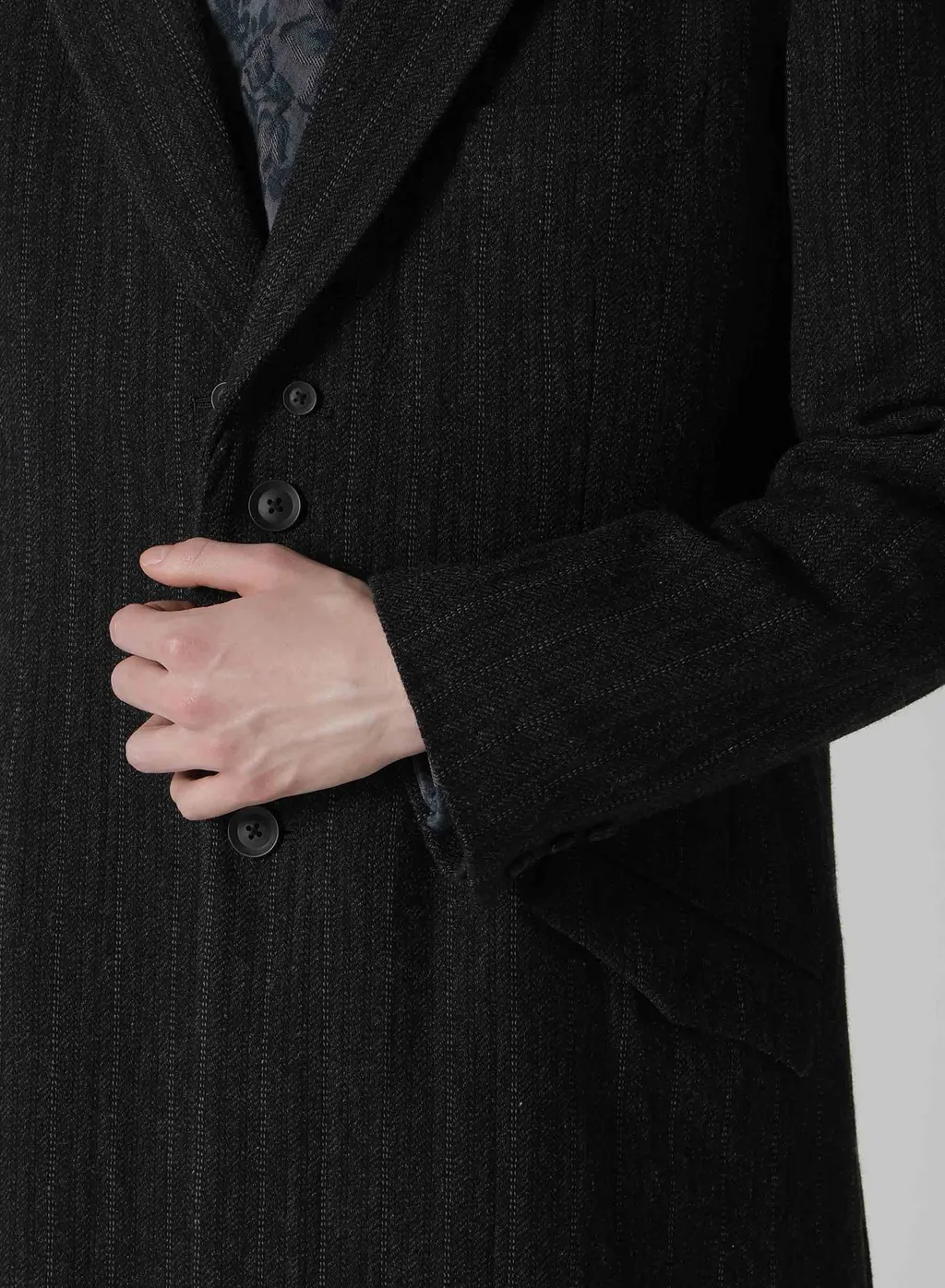 W/Tweed St Light Pattern Lapel Attachable Jacket