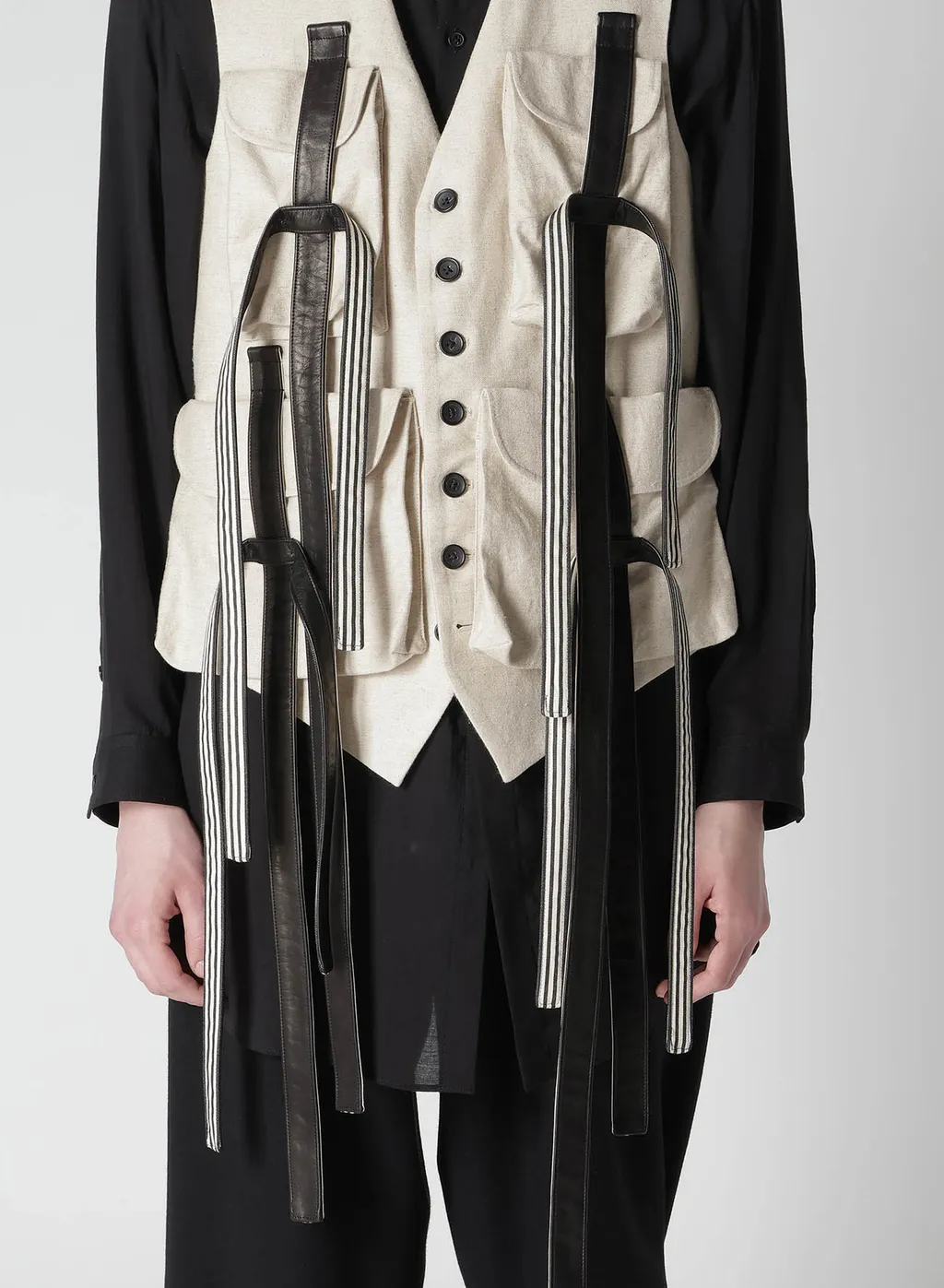 Long Belt Army Vest