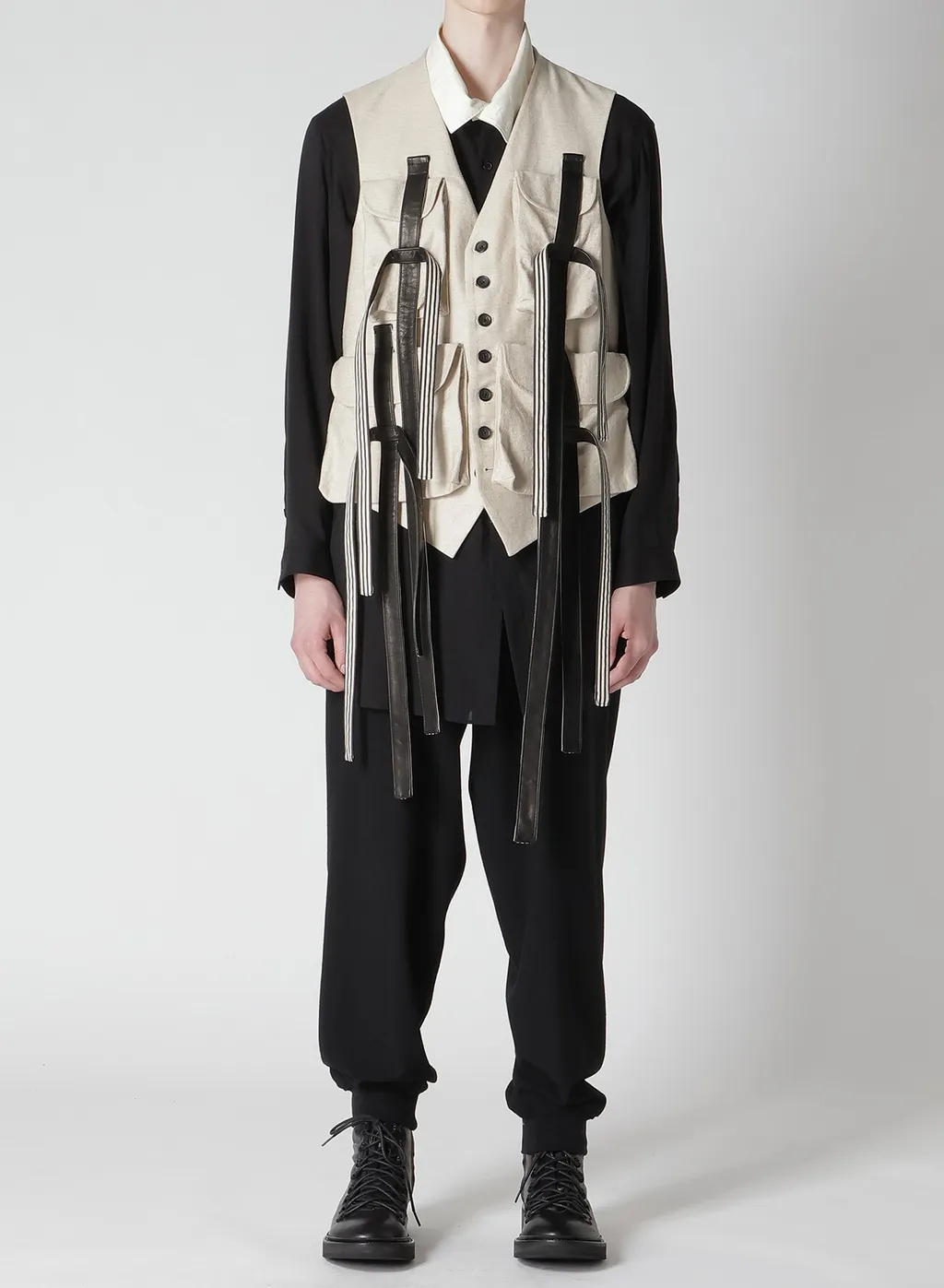 Long Belt Army Vest