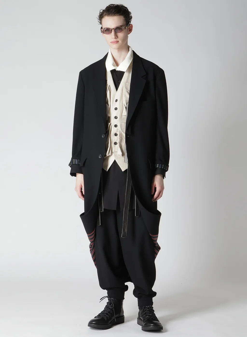 Long Belt Army Vest