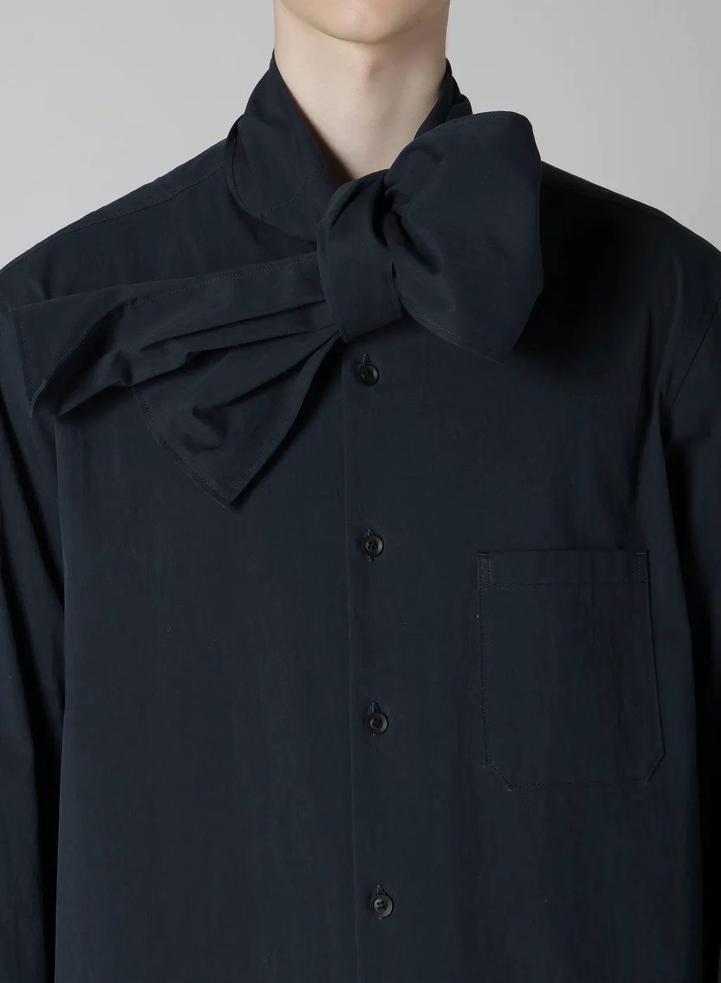 C/Nylon High-Density Ox Stole Blouse