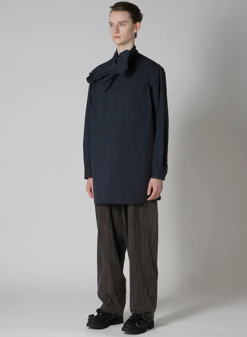 C/Nylon High-Density Ox Stole Blouse