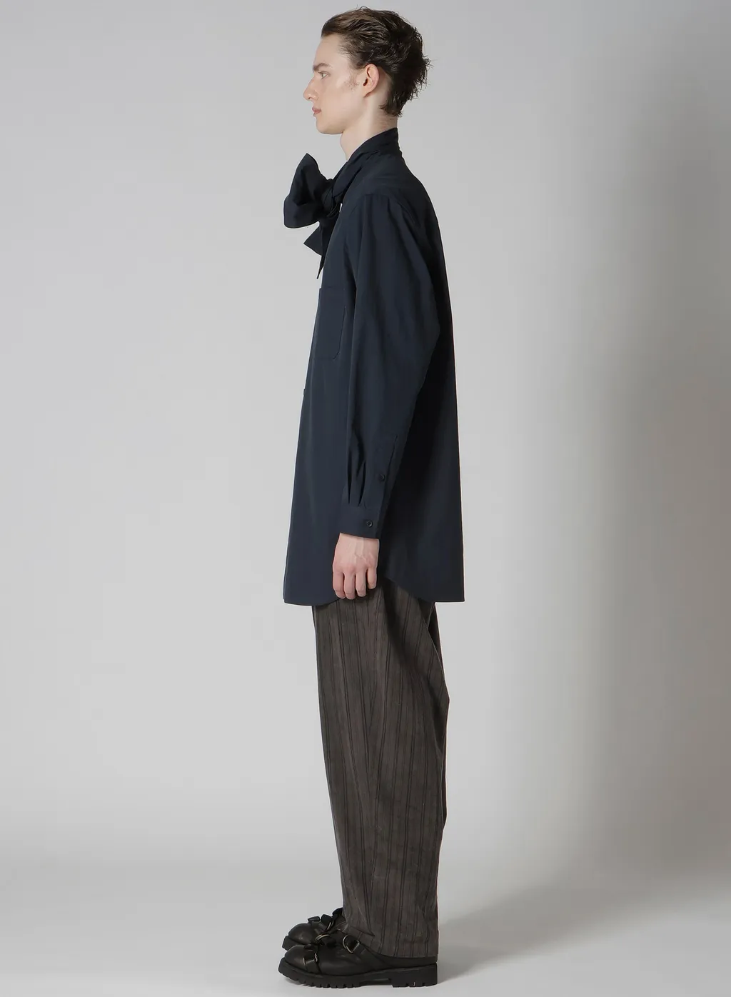 C/Nylon High-Density Ox Stole Blouse