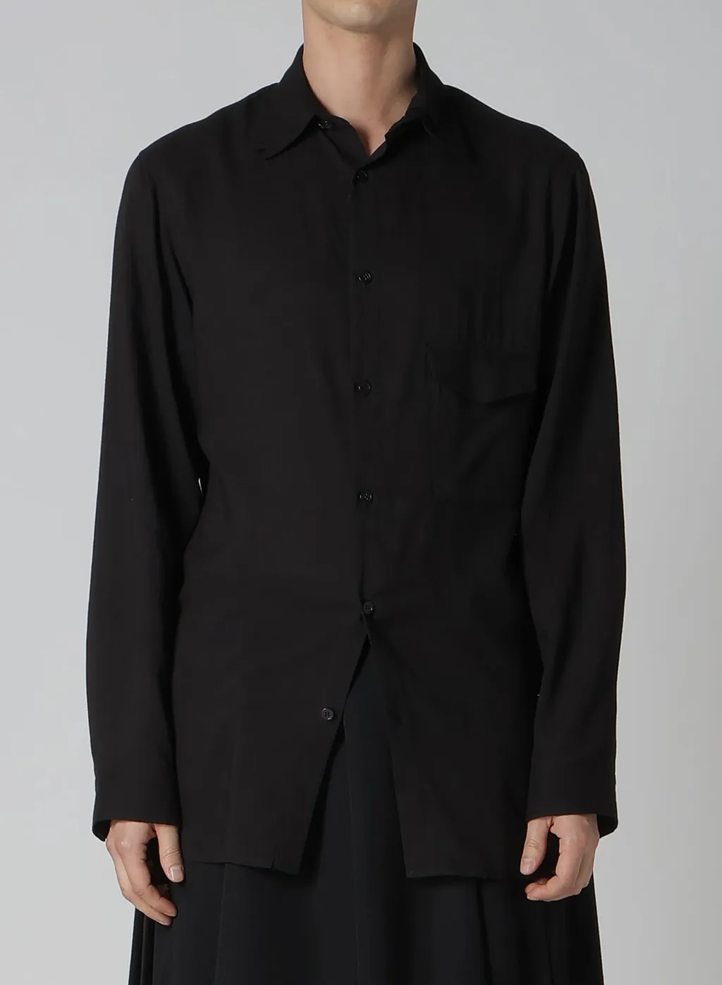 5 Way Collar Tab Blouse